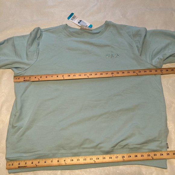 Fila Long Sleeve Crew Neck Sweatshirt with Pockets Blue 2X NWT - Picture 5 of 10